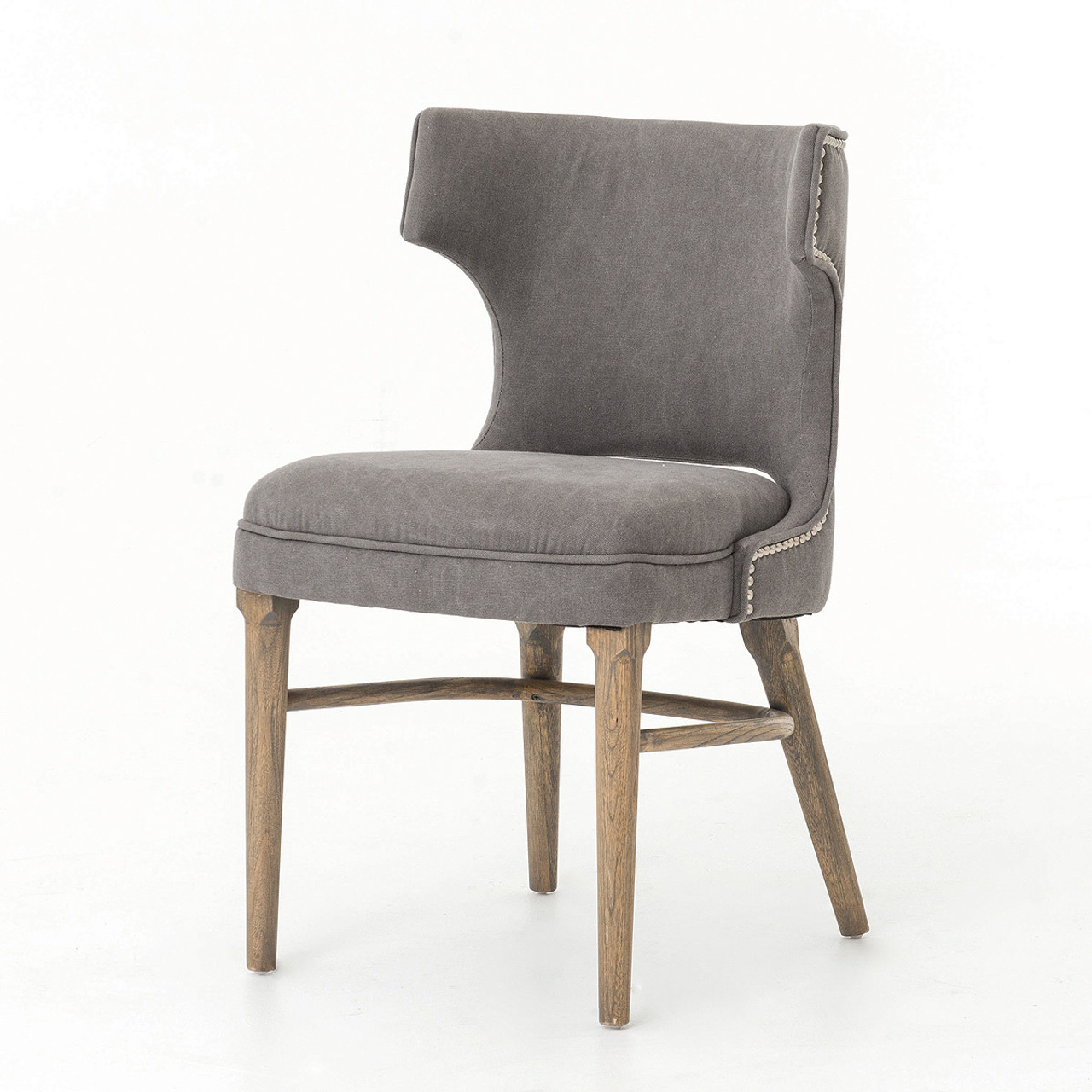 wing dining chair modern ashford dark gray nailhead wing task chair dining zin home wing dining chair modern ashford dark gray nailhead wing task chair dining zin home